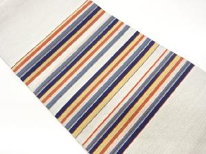 綴れ横段模様織出し名古屋帯